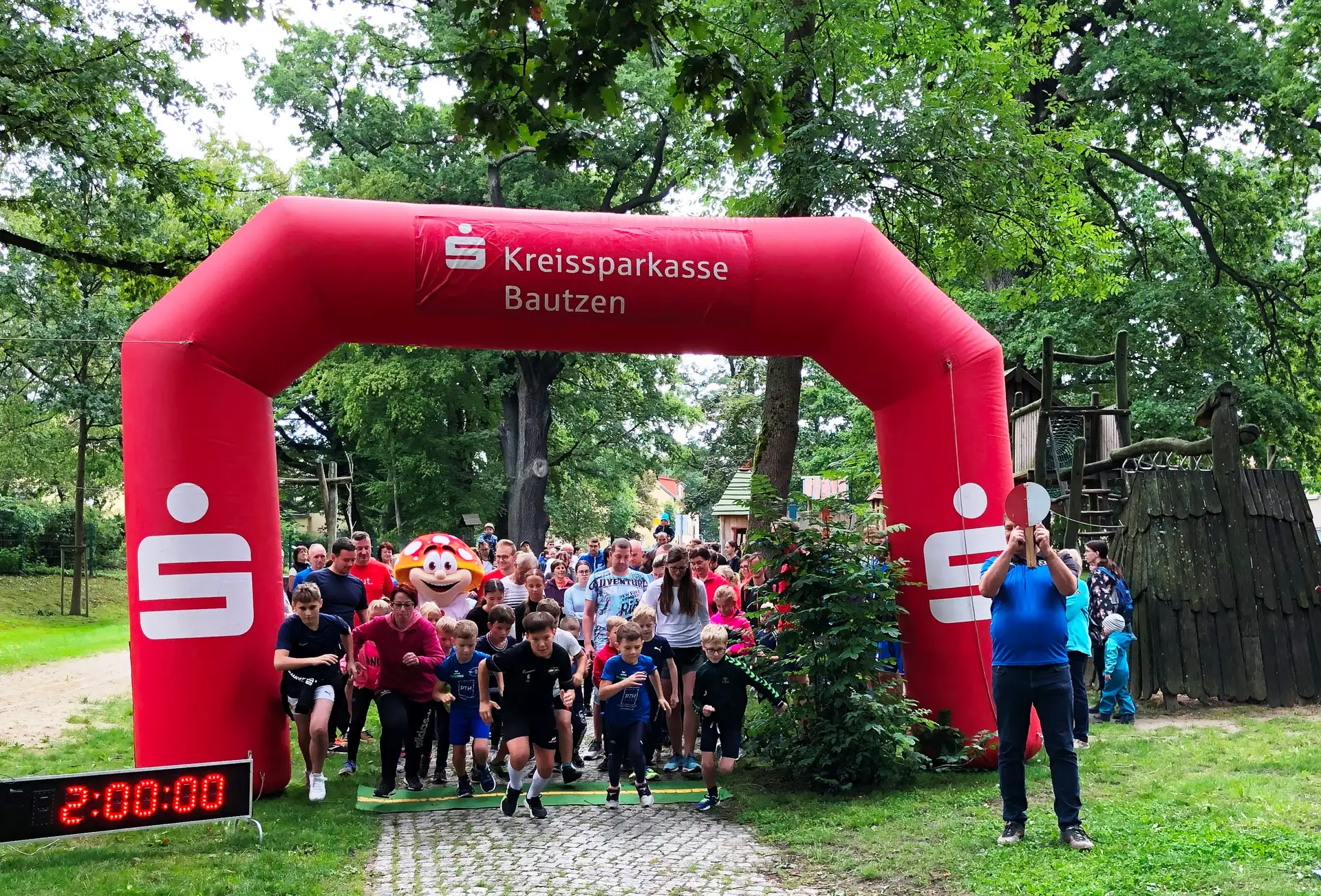 Benefizlauf „Bischofswerda bewegt sich“ im Lutherpark
